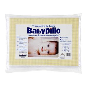 Travesseiro de Látex Babypillo para Bebês Copespuma - Branco