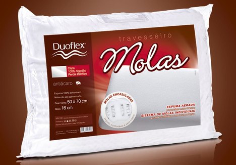 Travesseiro de Molas - Duoflex - 50 X 70 Cm
