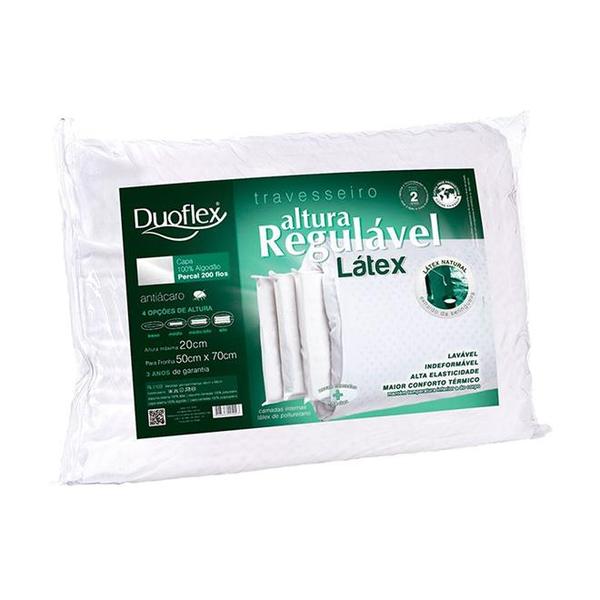 Travesseiro Duoflex Altura Regulável Látex RL1103
