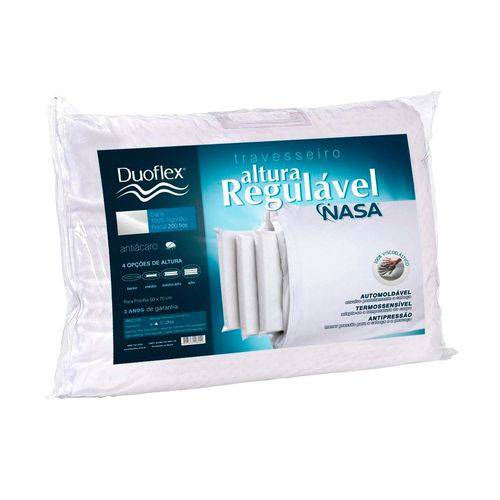 Travesseiro Duoflex Altura Regulável Nasa RN1100 - Travesseiro Duoflex Altura Regulável Nasa RN1100
