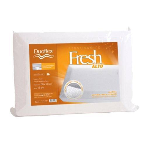 Tudo sobre 'Travesseiro Duoflex Fresh Alto- En3100 (Espuma) Travesseiro - 50x70'