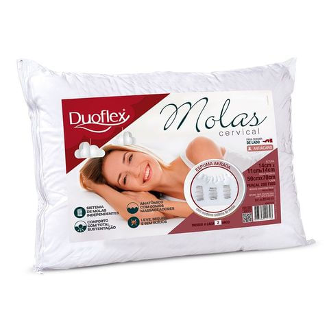 Travesseiro Duoflex -Molas Cervical