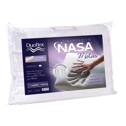 Travesseiro Duoflex Nasa Molas 50x70x16cm Nm1100