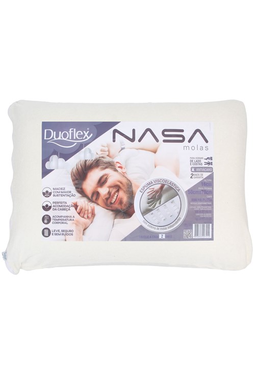 Travesseiro Duoflex Nasa Molas Branco