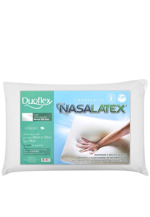 Travesseiro Duoflex Nasalatex Branco