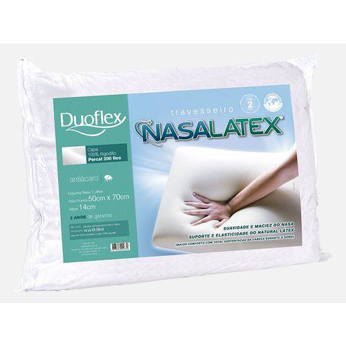 Travesseiro Duoflex Nasalatex Nl1101 50x70x14cm