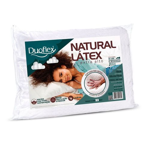 Travesseiro Duoflex -Natural Latex Extra Alto