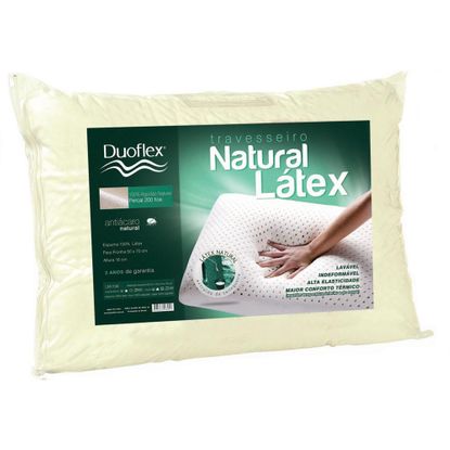 Tudo sobre 'Travesseiro Duoflex Natural Látex Médio LS1101'