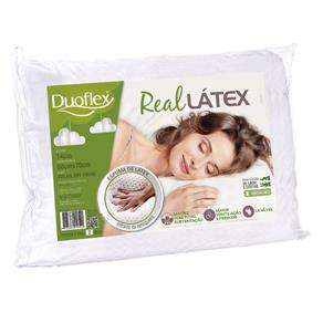 Travesseiro Duoflex Real Látex - BRANCO