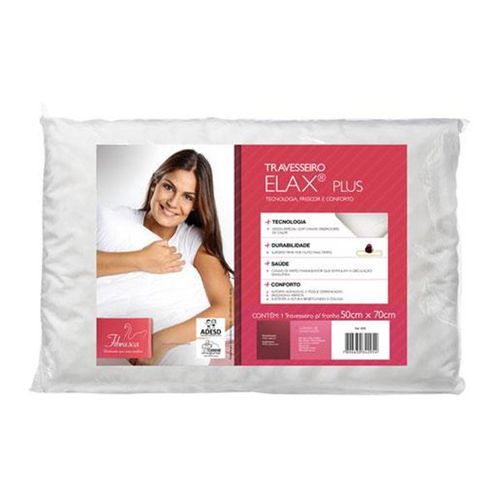 Travesseiro Elax Plus 50x70cm - Fibrasca