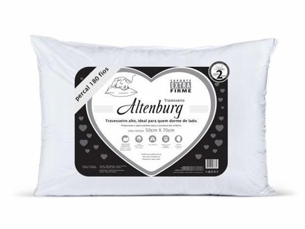 Travesseiro Extra Firme Percal 50x70cm Altenburg Branco