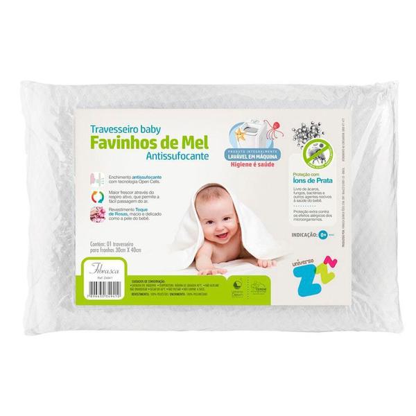 Travesseiro Favinhos de Mel Baby Antissufocante - Fibrasca