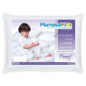 Travesseiro Fibra Siliconizada 30x40 Cm Levíssimo Baby - Branco