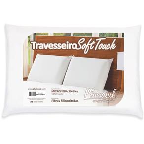 Travesseiro Fibra Siliconizada Soft Touch 50x70 Cm 300 Fios - Branco