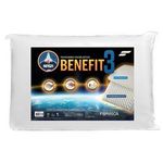 Travesseiro Fibrasca Benefit 3 Nasa Visco 60 X 39 X 13 Cm - Branco