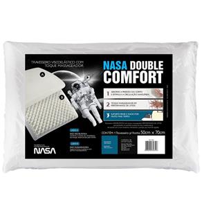 Travesseiro Fibrasca Nasa Double Comfort 3 50X70 - 4655 - BRANCO