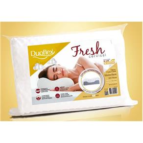 Travesseiro Fresh - Cervical - Duoflex - 50 X 70 Cm - Branco