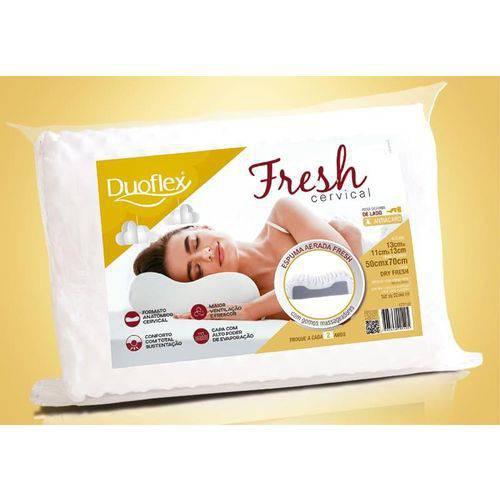 Travesseiro Fresh - Cervical - Duoflex - 50 X 70