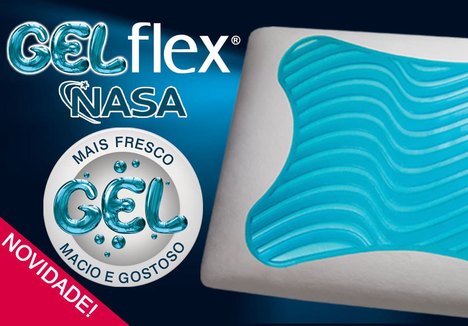 Travesseiro Gelflex Nasa Alto 50 X 70Cm - Duoflex