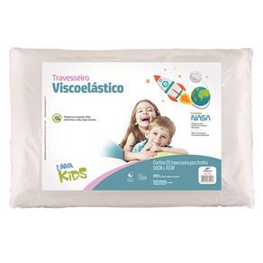 Travesseiro Infantil Fibrasca Viscoelástico Kids - Branco