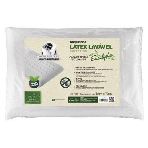 Travesseiro Látex Lavável Eucaliptus para Fronha 5