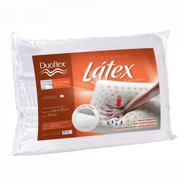 Travesseiro Látex Poliuretano 50 X 70 Cm - Duoflex - Duoflex
