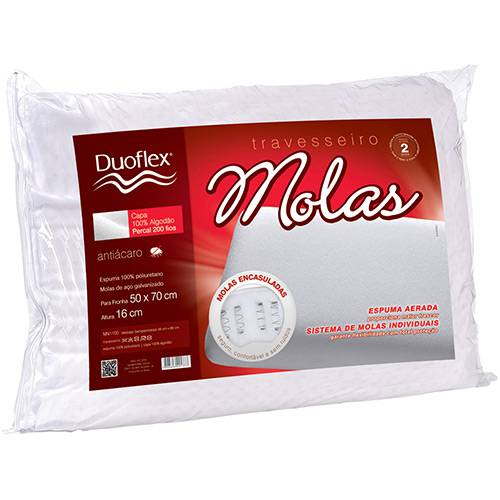 Travesseiro Molas - Duoflex