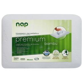 Travesseiro Nap Premium com Viscoelástico Malha e Viscose em Bambu 13 50 X 70 Cm - Branco