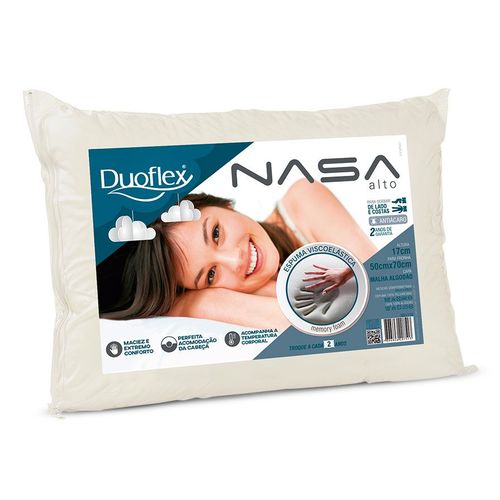 Travesseiro Nasa Alto 50x70cm - Duoflex