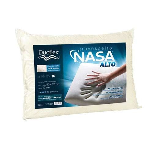 Travesseiro Nasa Astronauta 17 Cm de Altura - Duoflex-Branco