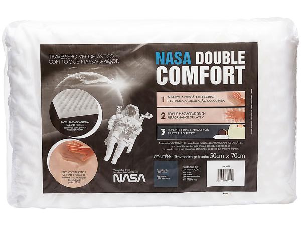Tudo sobre 'Travesseiro Nasa Fibrasca Viscoelástico - NASA Double Comfort'