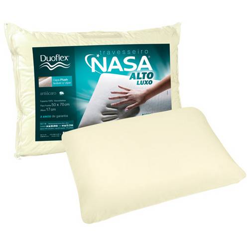 Travesseiro NASA Luxo Viscoelástico - Duoflex - 50