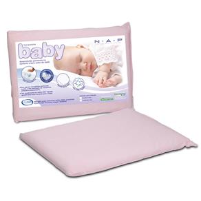 Travesseiro Nasa NAP Baby RN C/ Capa 100% Algodão - Rosa - ROSA
