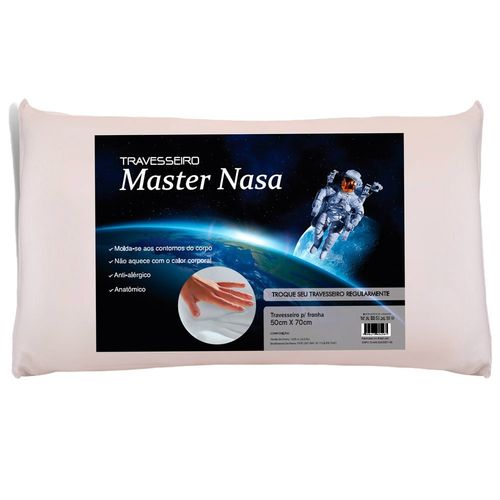 Travesseiro Nasa Viscoelástico Master Pillowtex
