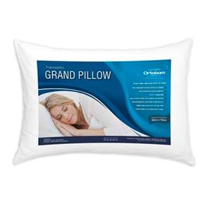 Travesseiro Ortobom Grand Pillow em Microfibra com Enchimento 50 X 70 Cm - Branco - 1 Travesseiro