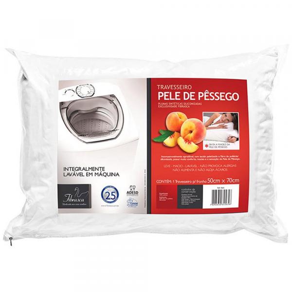 Travesseiro Pele de Pêssego Fibrasca 50x70