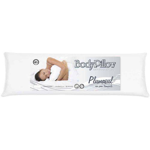 Travesseiro Pena de Ganso Body Pillow 50 X 150 Branco - Plumasul