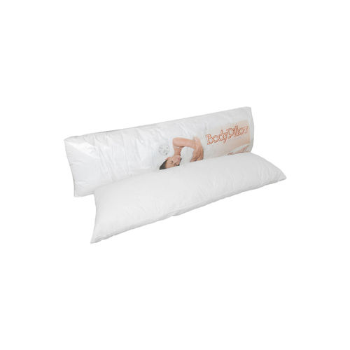 Travesseiro Plumasul Body Pillow 100% Fibra Siliconizada em Flocos Toque de Pluma Branco