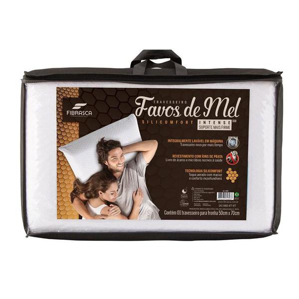 Travesseiro Prata Favos de Mel Intense - Fibrasca