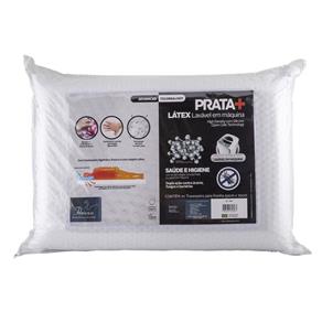 Travesseiro Prata+ Toque de Latex - Fibrasca 50 X70 Cm
