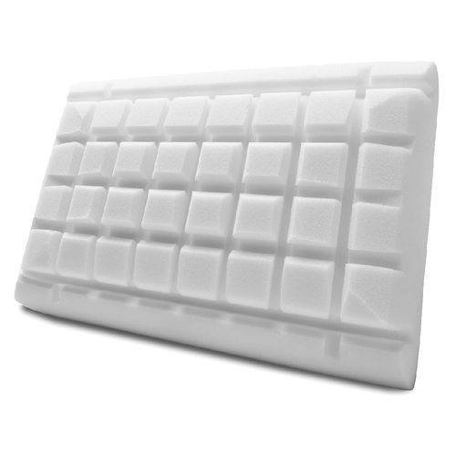 Travesseiro Premium Ortopédico Espuma Corte Tridimensional Design com Capa Malha 100% Algodão Lavável