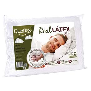 Travesseiro Real Látex Alto - Duoflex - BRANCO
