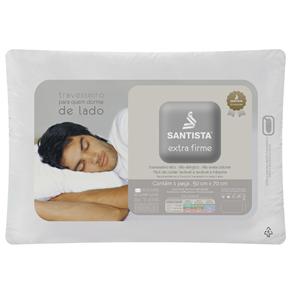 Travesseiro Santista Extra Firme 180 Fios 50x70 - Branco