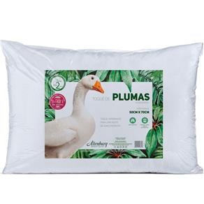 Travesseiro Toque de Pluma - 50Cm X 70Cm- 50cm X 70cm - Branco