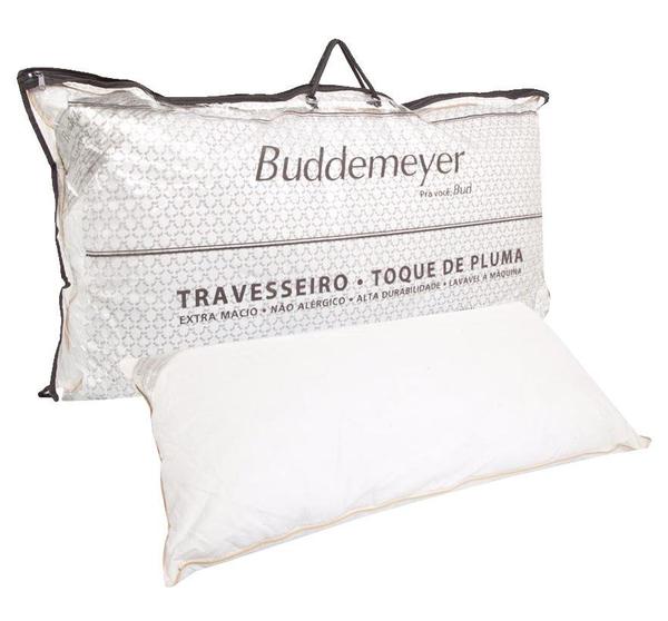 Travesseiro Toque Pluma Plus Branco - Buddemeyer