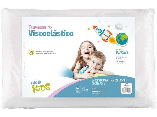 Travesseiro Visco Kids 50 X 70 Cm - Fibrasca