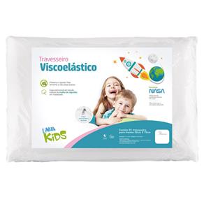 Travesseiro Visco Kids para Fronhas 50x70 Cm - BRANCO