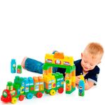 Trenzinho Didático 70 Peças Baby Land 8005 - Cardoso Toys