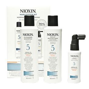 Trial Kit de Sistema 5 Nioxin - Shampoo + Condicionador + Leave-in Kit