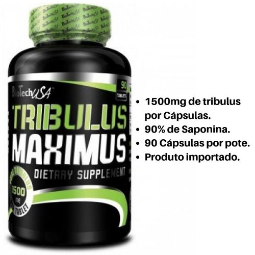 Tribuloss Maximus 1500mg 90 Cápsulas - BioTechUSA